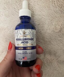 Hyaluronic Acid Serum for Face (2 Oz) - Serum for Skin and Lips - Hydrating and Moisturizing Face Serum for All Skin Types - Paraben and Fragrance-Free Hyaluronic Acid 2Fl Oz 32 71MnPuherPL