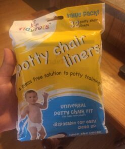TidyTots Disposable Potty Chair Liners - Value Pack - Universal fits most potty chairs - 32 Liners 20 71MnePUsnDL