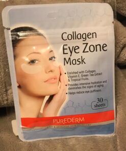 Deluxe Collagen Eye Mask Collagen Pads For Women By Purederm 2 Pack Of 30 Sheets/Natural Eye Patches With Anti-aging and Wrinkle Care Properties/Help Reduce Dark Circles and Puffiness 35 71Mnv SLwxL