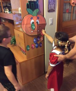 Fun Express Halloween Game Pin The Nose On The Pumpkin (up to 10 players) 16 71MoKrph1jL 1