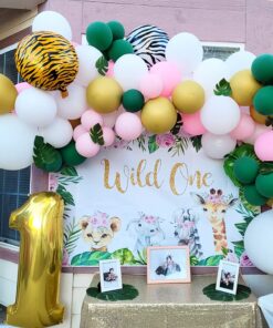 Moon Boat 120PCS Tropical Palm Leaves Plant Imitation Leaf-Hawaiian/Luau/Jungle Party Table Decorations 51 71MotvA6CPL