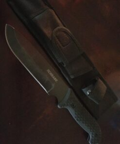 Schrade Bedrock High Carbon Steel Fixed Blade Knife with 7in Drop Point Blade for Buschcraft 46 71Mq2UEuwmL