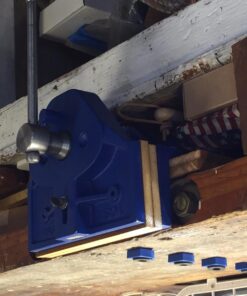 Yost Vises M9WW Rapid Action Woodworking Vise | Quick Release Lever for Quick Adjustments | 9 Inch Jaw Width | Made with Heavy-Duty Cast Iron | Blue Yost M9WW 107 71MqSVnApRL