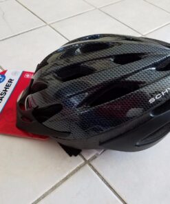 Schwinn Thrasher Adult Bike Helmet, Lightweight Microshell, Men and Women, Dial Fit Adjustment, LED and Non-Lighted Options, Suggested Fit 58-62 Cm Black 56 71MsqVpu2L