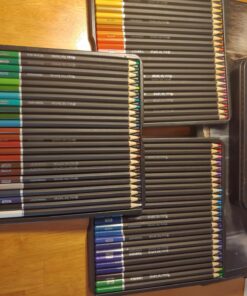 Castle Art Supplies 72 Watercolor Pencils Set | Vibrant Pigments for Blending, Drawing and Painting | For Adults, Hobbyists and Professionals I Protected and Organized in Presentation Tin Box 28 71MtEFcALfL