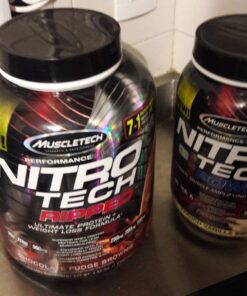 Whey Protein Powder | MuscleTech Nitro-Tech Whey Protein Isolate & Peptides | Milk Chocolate, 4 Pound (Pack of 1), 40 Servings 40 Servings (Pack of 1) 39 71MtLc2IL