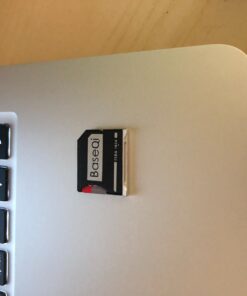 BaseQi Aluminum microSD Adapter for MacBook Air 13" and MacBook Pro 13"/15" (Non-Retina) Models 40 71MtMRStc2L