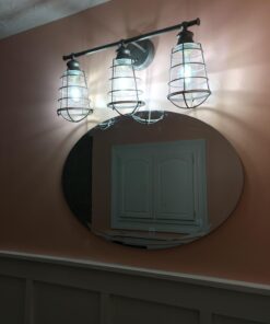 Design House 519728 Ajax 3 Light Vanity Light, Galvanized Steel Finish 42 71MtTSb4UpL