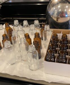 Vivaplex 24, Amber, 15 ml (1/2 oz) Glass Bottles, with Glass Eye Droppers 31 71MuPwxUOzL