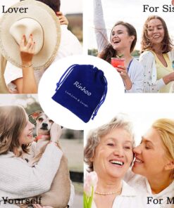 RINHOO Initial Knuckle Rings and Brooch Pin Silver Crystal 26 A-Z Letter Alphabet Adjustable Ring for Women Girl jewelry 13 71MuT64kPML