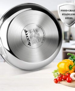 Duxtop Whole-Clad Tri-Ply Stainless Steel Stir-Fry Pan Kitchen Induction Cookware 8 Inches 8 inch 10 71Muo4zIlqL