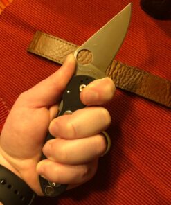 Spyderco Para 3 Signature Folding Utility Pocket Knife with 2.95" Stainless Steel Blade and G-10 Handle - Everyday Carry - PlainEdge - C223GP 39 71MwFKtDO L