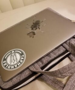 Qishare Laptop Case Laptop Shoulder Bag 11.6-12" Gray Lines 125 71MwNNq6GKL