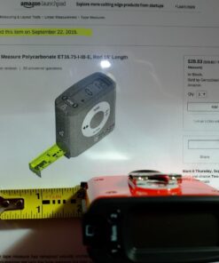 eTape16 ET16.75-db-RP Digital Tape Measure, 16 Feet, Red Generation-1 25 71MwSJv0BxL