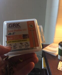 GRK 772691120670 Cabinet Screws 8 by 1-Inch Handy-Pak 100 Pieces Per Pack 3 71Mwa23aOaL