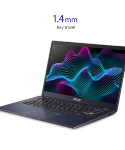 ASUS Vivobook Go 14 L410 Ultra Thin Laptop, 14” FHD Display, Intel Celeron N4020 Processor, 4GB RAM, 64GB eMMC, NumberPad, Windows 11 Home in S Mode, 1 Year Microsoft 365, Star Black, L410MA-AH02 14" FHD 11 71MxdVppcwL