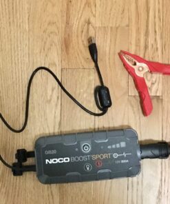 NOCO Boost Sport GB20 500 Amp 12-Volt UltraSafe Lithium Jump Starter Box, Car Battery Booster Pack, Portable Power Bank Charger, and Jumper Cables for Up to 4-Liter Gasoline Engines, 400 Amps,Black 43 71MycxmwKML