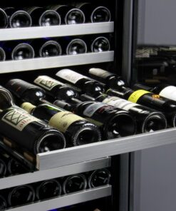 Allavino VSWR172-2SSRN FlexCount Series 172 Bottle Dual Zone Wine Refrigerator with Right Hinge Stainless Steel 15 71MyfOdLezL
