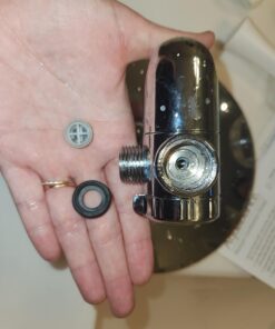 AquaDance 7" Premium High Pressure 3-Way Rainfall Combo for The Best of Both Worlds - Enjoy Luxurious Rain Showerhead and 6-Setting Hand Held Shower Separately or Together - Chrome Finish - 3328 2.5 Gallons Per Minute 29 71MyhQ5r0PL