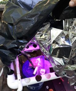 NAVAdeal 2 Pack Silver Highly Reflective Mylar Films, 82x 47Inch, Metallized Foil Covering Sheet, Garden Greenhouse Farming, Increase Plant Growth Save Power, Reduce Uneven Heat Environment Safe Pack of 2 37 71Myl6J7SSL