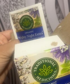 Traditional Medicinals Tea, Organic Nighty Night Extra, Promotes a Good Night's Sleep, 16 Tea Bags Lemon 16 Count (Pack of 1) 33 71Mz88yjGzL