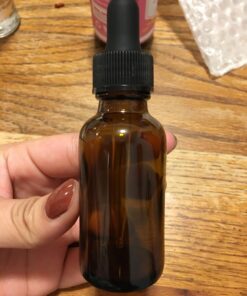 Yesker Amber Glass Bottles for Essential Oils with Glass Eye Dropper 30 ml (1oz) for Essential Oils, Chemistry Lab Chemicals, Colognes & Perfumes- Pack of 6 6 Pack 30 71N AIed3OL