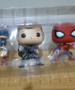 Funko POP Marvel: Civil War Hawkeye Spiderman, Iron Man & Captain America Keychain 46 71N AQ2NXL