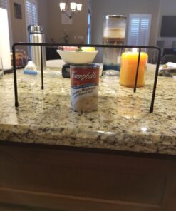 Deco Brothers Expandable Cabinet Shelf Organizer for Kitchen Cabinet and Counter, Bronze 39 71N luoGP3L