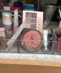 iDesign 43030 Med+ 12" Plastic Divided Vanity Medication and Bathroom Accessory, 12" x 3" x 3.5", Multi-Level Organizer 41 71N ntDuNsL