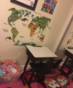 Flash Furniture Billie Open Front Student Desk for Classrooms or Remote Learning, Height Adjustable School Desk with Book Box and Bag Hooks, Black/Gray Set of 1 40 71N tk2hUL