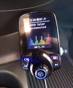 Nulaxy Wireless In-Car Bluetooth FM Transmitter Radio Adapter Car Kit W 1.8 Inch Display Supports TF/SD Card and USB Car Charger for All Smartphones Audio Players-KM18 color 26 71N0YNJPlaL
