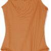 Capezio Girls' Team Basic Camisole Leotard with Adjustable Straps Little Girls Small Suntan 20 71N14ztHygL