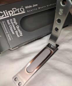 KOHM Nail Clippers for Thick Nails - Heavy-Duty, Stainless Steel, Tough, Professional Toenail Clippers w/Built-in File - Nail Cutters for Seniors and Adults Pack of 1 54 71N2Gn0j36L