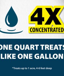 Airmax Pond Dye 4X Concentrate for Outdoor Ponds & Lakes, Natural Pond Colorant & Water Beauty Enhancer, Block Ultraviolet Rays, Fish, Bird & Livestock Safe, Easy Liquid Application, 1 Quart Twilight Blue - 1 Quart 22 71N2q3nOSjL 1