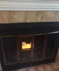 LED Lytes Timer Remote Control Flameless Candle Set, 3 Flickering Candles, 3 in Wide by 4, 5, 6 in Tall, Real Ivory Wax and Amber Flame, Home Decor, Large Battery Powered for Gifts for Mom Round Ivory Wax and Amber Flame 44 71N3aP3ZZRL