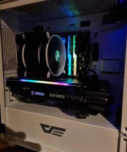 ARCTIC Freezer 34 Esports Duo - Tower CPU Fan with BioniX P-Series case Fan in Push-Pull, 120 mm PWM CPU Air Cooler, for Intel and AMD Socket, LGA1700 Compatible - White 40 71N4ZiRjysL