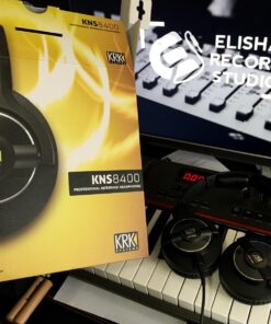 KRK KNS 8400 On-Ear Closed Back Circumaural Studio Monitor Headphones with Volume Control 27 71N4q PR6vL