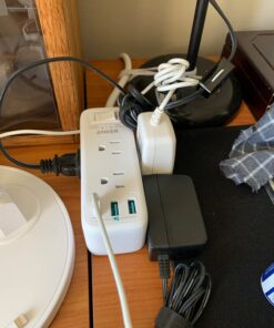 Anker USB Power Strip Surge Protector(300J), 5ft Extension Cord, Flat Plug, 331 Power Strip with 6 Outlets & 3 USB A Ports, Charging Station,for iPhone 15/15 Plus/15 Pro/15 Pro Max,TUV Listed White 29 71N5OuV4EDL 1