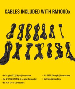 Corsair Power Supplies , RMX 1000W CP-9020094-NA RM1000x Power Supply 20 71N5ssIodxL