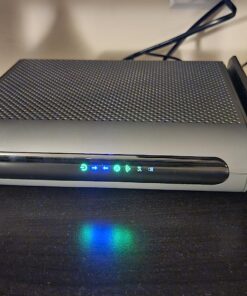 MOTOROLA MG7540 16x4 Cable Modem Plus AC1600 Dual Band Wi-Fi Gigabit Router with DFS, 686 Mbps Maximum DOCSIS 3.0 - Approved by Comcast Xfinity, Cox, Charter Spectrum, More 30 71N67DQTVL