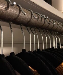 Home-it Premium Velvet Hangers 50 Pack - Ultra Thin Black Suit Hangers Non Slip - Heavy Duty Clothes Hangers for Closet, Shirt Pants, Hook Swivel 360 41 71N6Bv4l7kL