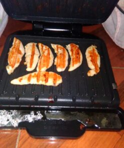 George Foreman GRP1060P Indoor Electric Grill, 4-Serving, Platinum 27 71N710B9e0L