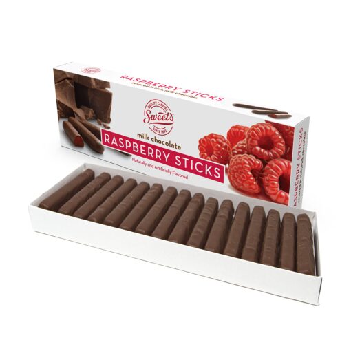 Sweet Candy Company Raspberry Milk Chocolate Sticks 10 Ounce 10 Ounce (Pack of 1)