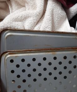 G & S Metal Products Company OvenStuff Personal Size 6-Piece Toaster Oven Set-Non-Stick Baking Pans, Easy to Clean and Perfect for Single Servings, Silver 44 71N82n175cL