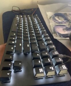 Razer BlackWidow Lite TKL Tenkeyless Mechanical Keyboard : Orange Key Switches - Tactile & Silent - White Individual Key Lighting - Compact Design - Detachable Cable - Classic Black Orange Switches - Tactile & Silent 38 71N84LaJe6L