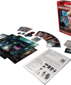 The Resistance Card Game - Social Deduction, Strategy, Bluffing, Negotiation, and Deception for Teens and Adults - Party Game for 5-10 Players Ages 13+ in 30 Minute Rounds by Indie Boards & Cards Resistance (Base Game) 26 71N88nhg7RL 1