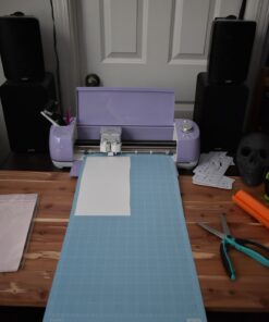 Cricut LightGrip Cutting Mats 12in x 24in, Reusable Cutting Mats for Crafts with Protective Film, Use with Printer Paper, Vellum, Light Cardstock & More for Cricut Explore & Maker (1 Count) 11 71N8F8PMS L