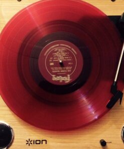 ION Audio Max LP – Vinyl Record Player / Turntable with Built In Speakers, USB Output for Conversion and Three Playback Speeds – Natural Wood Finish Max LP with Speakers Record Player only 39 71N9LSqG6EL