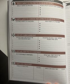 Law of Attraction Life & Goal Planner - A 30 Day Journey Creating Your Dream Life - Personal Gratitude Journal, Week Success Planner, and Stickers Purple (30-day) 45 71N9hjCXW2L