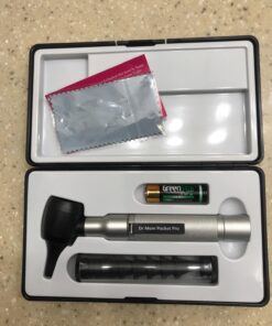 【Lifetime Warranty】4th Generation Doctor Mom LED Pocket Pro Otoscope with both Adult and Pediatric Disposable Specula Tips, Battery, and Protective Hard Plastic Case 34 71NASRuqp4L